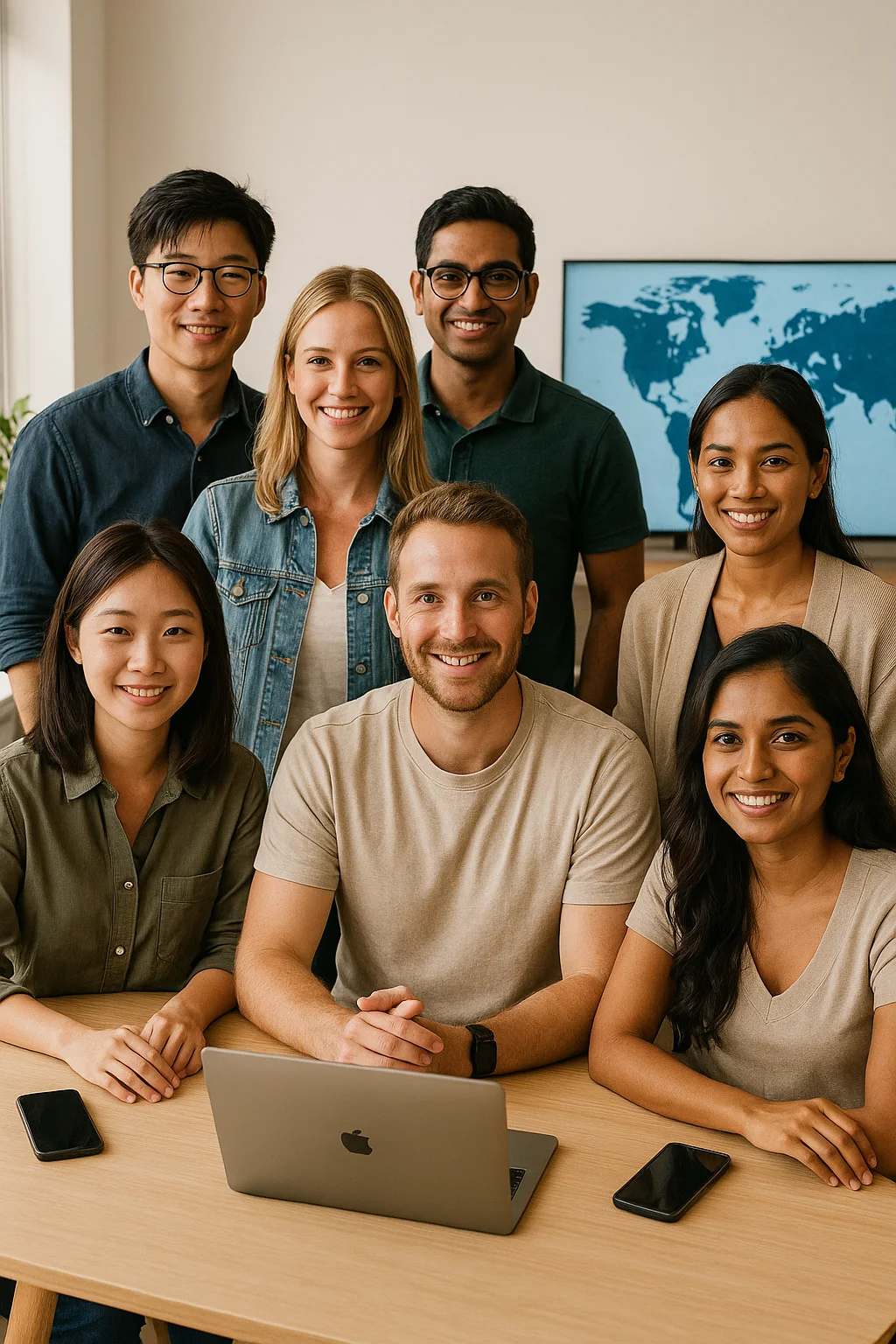 Das junge Team von esimthailand.at – Tech-Startup aus Österreich, spezialisiert auf eSIM-Lösungen für Thailand-Reisende.